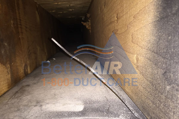Better Air - Customer's Air Duct  - After Cleaning