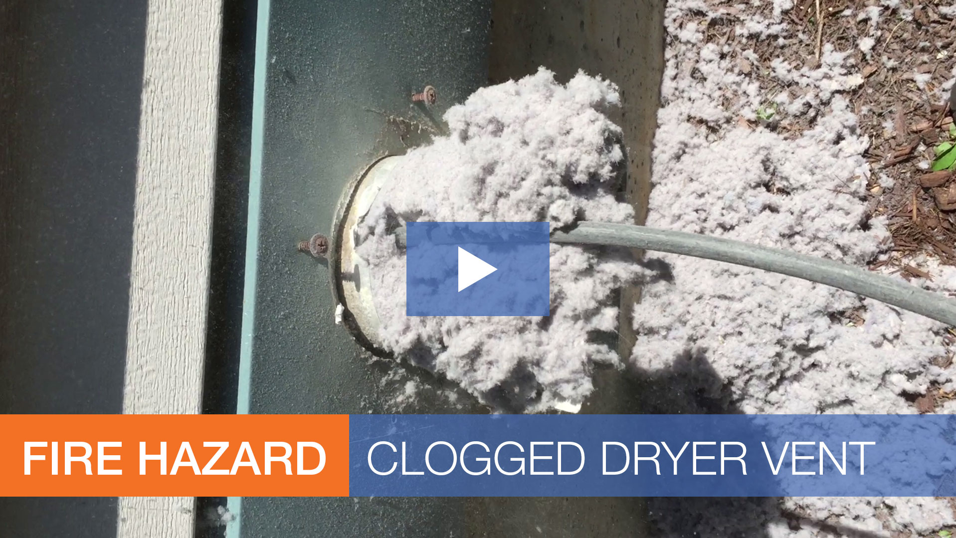 Video:  Severely Clogged Dryer Vent - Extreme Lint Build-Up (FIRE HAZARD) - Technician's POV CAM